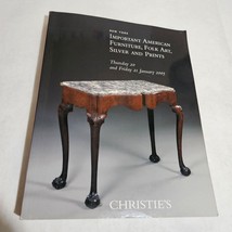 Important American Furniture, Folk Art, Silver and Prints NY Christie&#39;s 2005 - £14.91 GBP