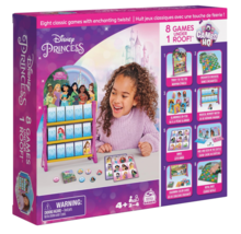 Disney Princess Games HQ 8 Board Card Games Checkers Tic Tac Toe Bingo G... - $34.88