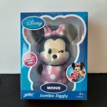 Disney Minnie Mouse Jumbo Jiggly 3&quot; Squeezy Gummy Feel Jaru Toy Figure - $8.99