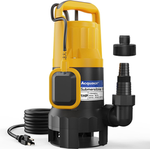 4948GPH Submersible Drain Pump with Automatic Float Switch, Remove Clean/Dirty W - £134.98 GBP