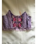 Victoria’s Secret DREAM ANGELS Unlined Bustier Corset Top Bra floral Lil... - $18.36