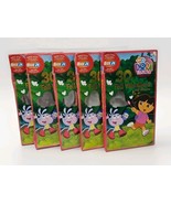 DORA The Explorer Foil Valentines Day Cards W Stickers Lot Of 5 New  - $25.69