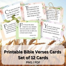 Printable Bible Verse Cards – A Daily Dose of Inspiration - €3,46 EUR