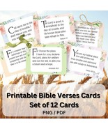 Printable Bible Verse Cards – A Daily Dose of Inspiration - €3,39 EUR