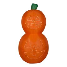 Gemmy Airblown Inflatable Stacked Pumpkins  Halloween Decoration - $35.00