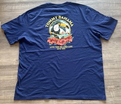 Tommy Bahama  Toucan Season Navy Blue Tee Shirt  100% Cotton Size XL NWOT - $29.98