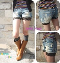 Japan Cuties Lace Leggings Safety Shorts! Black S - $12.38