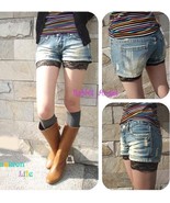 Japan Cuties Lace Leggings Safety Shorts! Black S - $235.70 MXN