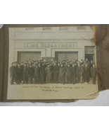 Antique cabinet photo 1913 McIntosh Minn Fire Department garden valley t... - $1,870.71 MXN