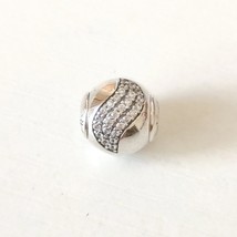 925 Silver "HAPPYINESS" Essence Charm Small Hole bead fit Essence Bracelets - $17.99