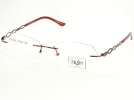 New Bulova Michigan Wine Eyeglasses Glasses Twist Titanium Frame 52-16-135mm - £65.83 GBP
