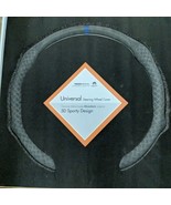 Fits 100-116.5mm Dia O and D Gray Alcantara w Blue Stripe Steering Wheel... - $55.52 CAD