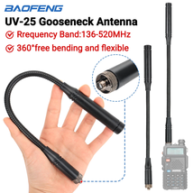 25 Gooseneck Tactical Antenna Sma-Female VHF/UHF Dual Band Goose Tube fo... - £11.29 GBP