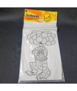 Sunbeams Suncatcher Stained Glass Paint N Hang CLOWN 1986 (12&quot;× 7&quot;) No-B... - $13.56 CAD