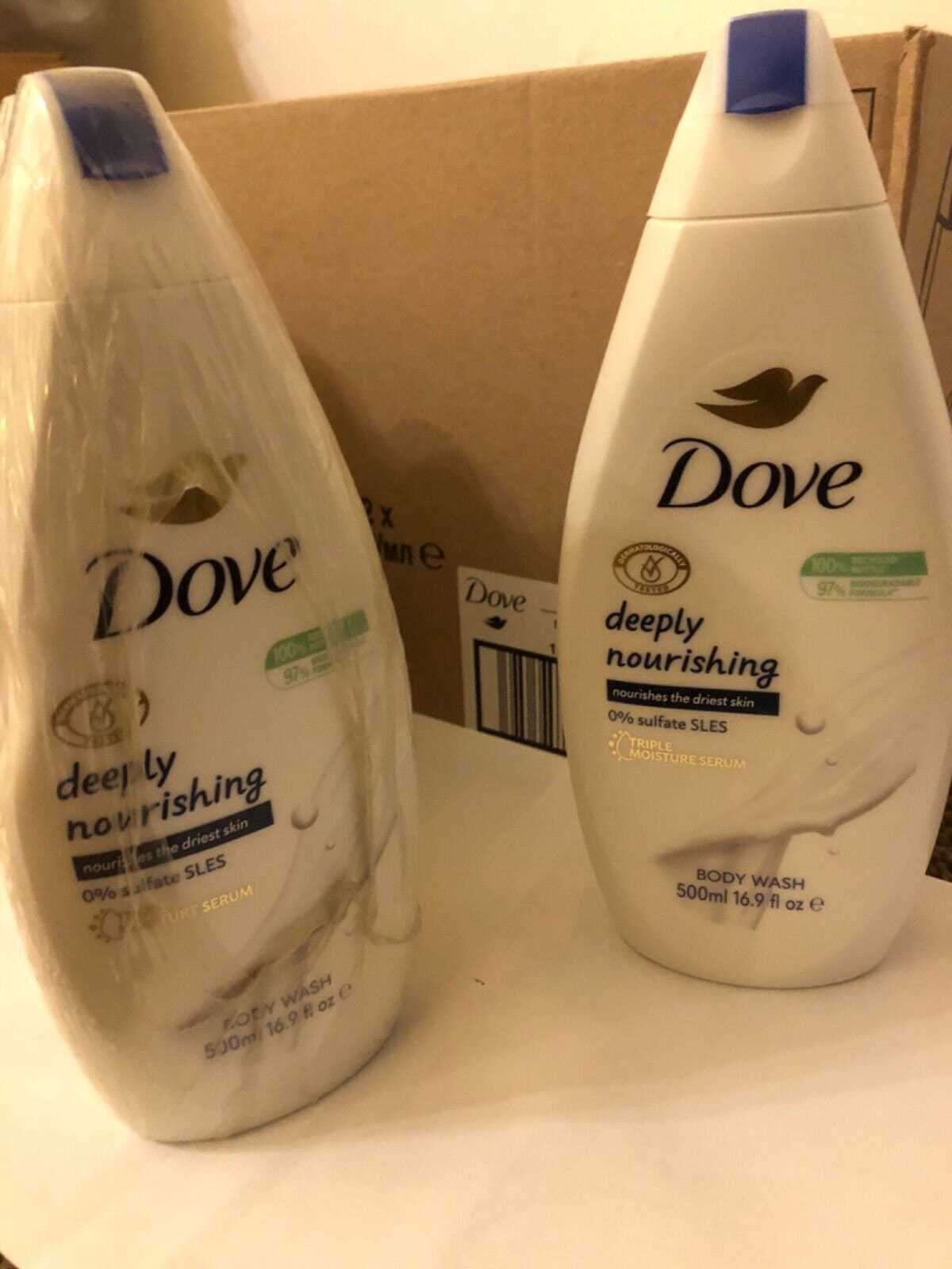 Primary image for Dove Deeply Nourishing Body Wash [2 Pack] 16.9OZ (500ML)