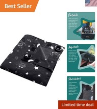 Large 51x78 Inch Blackout Window Blind: Suction Cup, Lightweight, Adjust... - $63.00