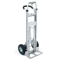 Aluminum 3-in-1 Convertible Hand Truck with Pneumatic Wheels - £368.23 GBP