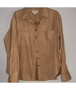 St John’s Bay Men&#39;s Casual Tan Button-Down Shirt - $394.92 MXN