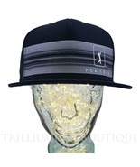 PGA Tour Hat Cap Caviar Black Men Twilight Round Golf Logo Preppy Minima... - $28.32