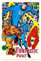 Marvelmania 24 x 36 Reproduction Character Poster &quot;The Fantastic Four&quot; - £35.30 GBP