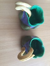 A pair of unique hand made and hand painted planter container decoration... - €51,16 EUR