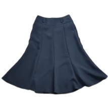 Evan Picone Dressy Pleated A Line Skirt ~ Sz 6 ~ Long ~ Black ~ Zips in ... - $22.49