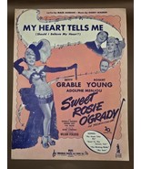 WWII-1943 VTG Sheet Music-MY HEART TELLS ME-by Mack Gordon-Sweet Rosie O... - $34.20