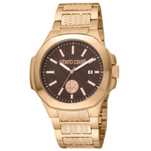 Roberto Cavalli Men&#39;s Classic Brown Dial Watch - RC5G050M0075 - £152.31 GBP