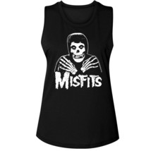 Misfits Skeleton Collections Pt 2 Women&#39;s Tank Punk Rock Band Concert To... - £22.36 GBP+