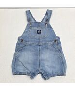 Baby B&#39;Gosh Baby Denim Jumper Overalls Shorts Size 9 Months - $360.15 MXN