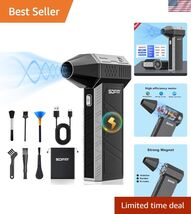 Electric Air Duster - 130000RPM Compressed Air Duster，3 Gear Adjustable ... - $60.23