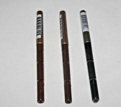 Milani  Easyliner For Eyes Retractable Pencil #01 Back;#08 Brazilian Brown &amp; #09 - £13.32 GBP