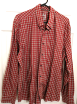 Cutter and Buck Long Sleeve Red White Plaid XL - £7.01 GBP