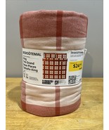 IKEA BESKSOTEMAL Red/Brown Check King Duvet Cover &amp; Pillowcases - $1,460.56 MXN