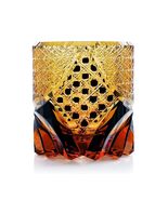 Warrior Edo Cut Crystal Whiskey Glass  Artisan Old Fashioned Tumbler, H... - $699.58 CAD