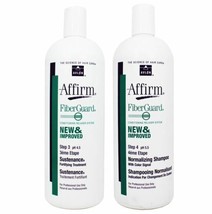 Avlon Affirm 32oz Fiberguard Sustenance Treatment &amp; Normalizing Shampoo Set - £47.17 GBP