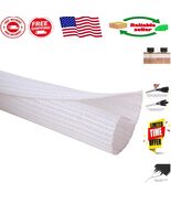Split Design 25ft Cable Management Sleeve in White - Chew-Proof and Stylish - $626.60 MXN