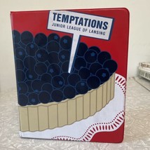 Temptations Junior League of Lansing 1984. 1st Ed. Binder Cookbook Recipes. - $33.72