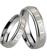 coi Jewelry Tungsten Carbide Ring - TG164(Size:US6/9.5/11.5)  - £23.97 GBP