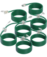 50FT Outdoor Extension Cord with Mutil Outlets Evenly Spaced 6 Outlets 1... - $48.61