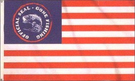 Gone Fishing USA Flag - 3x5 Ft - £15.97 GBP