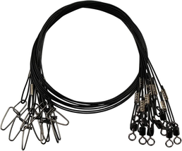 20Pcs Fishing Wire Leaders Heavy Duty Fishing Stainless Steel Wire Leaders 150LB - $18.68