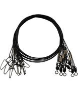 20Pcs Fishing Wire Leaders Heavy Duty Fishing Stainless Steel Wire Leade... - $18.68