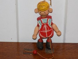 Vintage Wood Crib Toy Dennis the Menace - $567.98 MXN