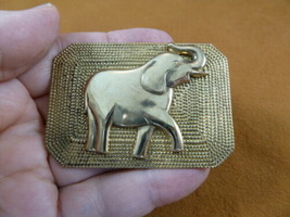 (b-ele-174) Elephant dot brass pin pendant elephants zoo safari Republican - £16.86 GBP