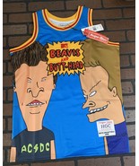 Beavis &amp; Butthead Headgear Classics Baloncesto Azul Jersey ~ Nunca Worn ... - $97.43 CAD+