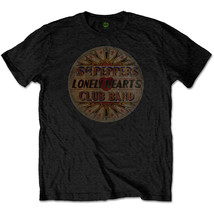 The Beatles Vintage Drum Head Official Tee T-Shirt Mens Unisex - $31.92