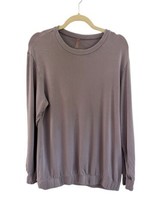 COMMANDO Luxury Womens Sweatshirt Tunic Purple Butter Loungewear Sz L - $33.59