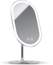 Fancii Wall Mount Led Lighted Vanity Makeup Mirror, Rechargeable -, Chrome - £119.54 GBP