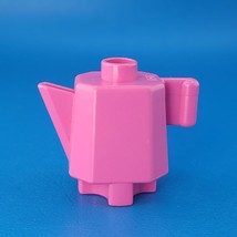 Duplo Lego Pink Teapot Tea Kettle Coffee Pot Accessory Dollhouse Mini 31041 - $2.96